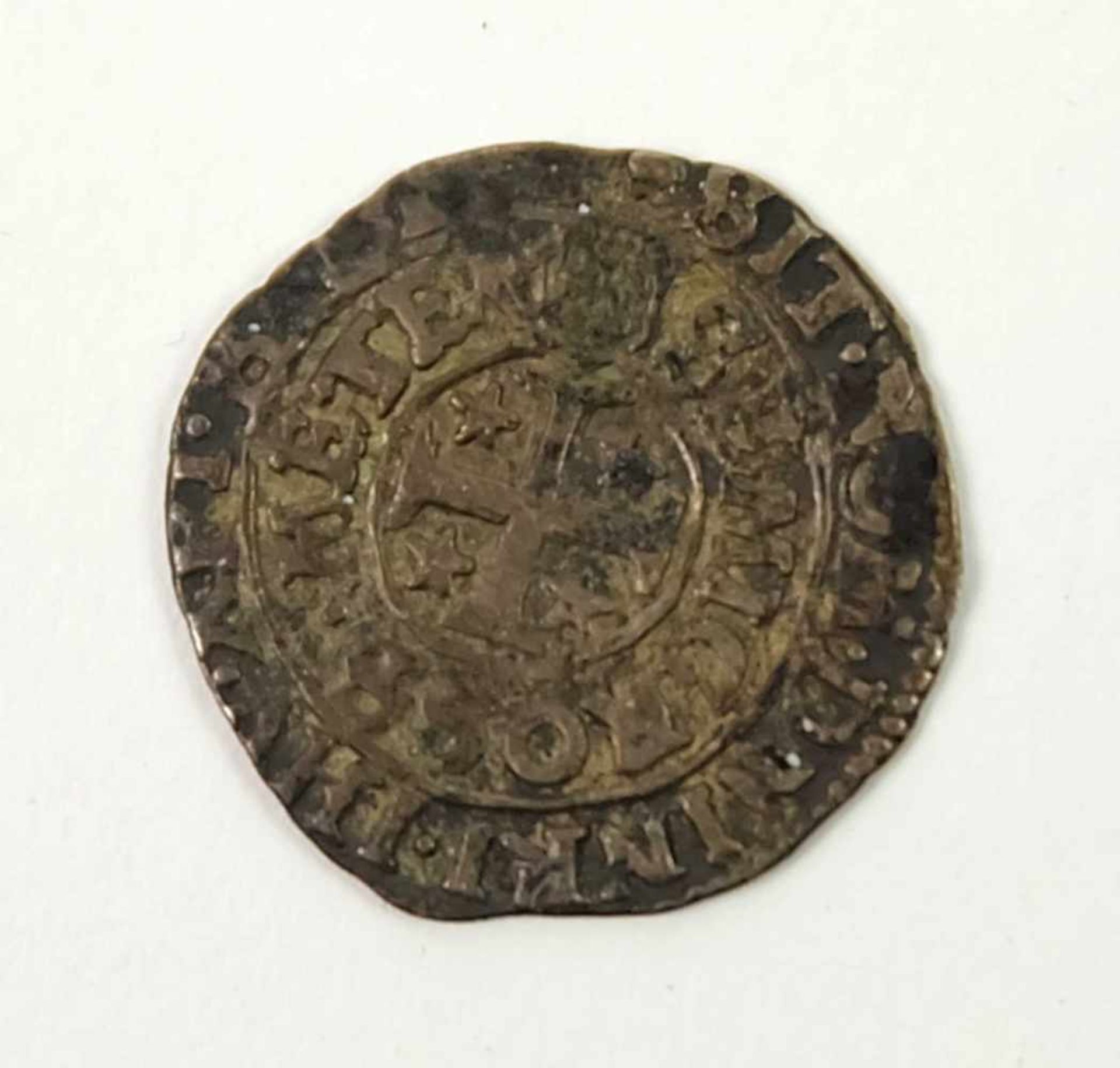 LOTHRINGEN, Stadt Metz, Demi-Gros/ 1/2 Groschen,1647, ca. 1g Silber, Dm ca. 18 mm, s-ss