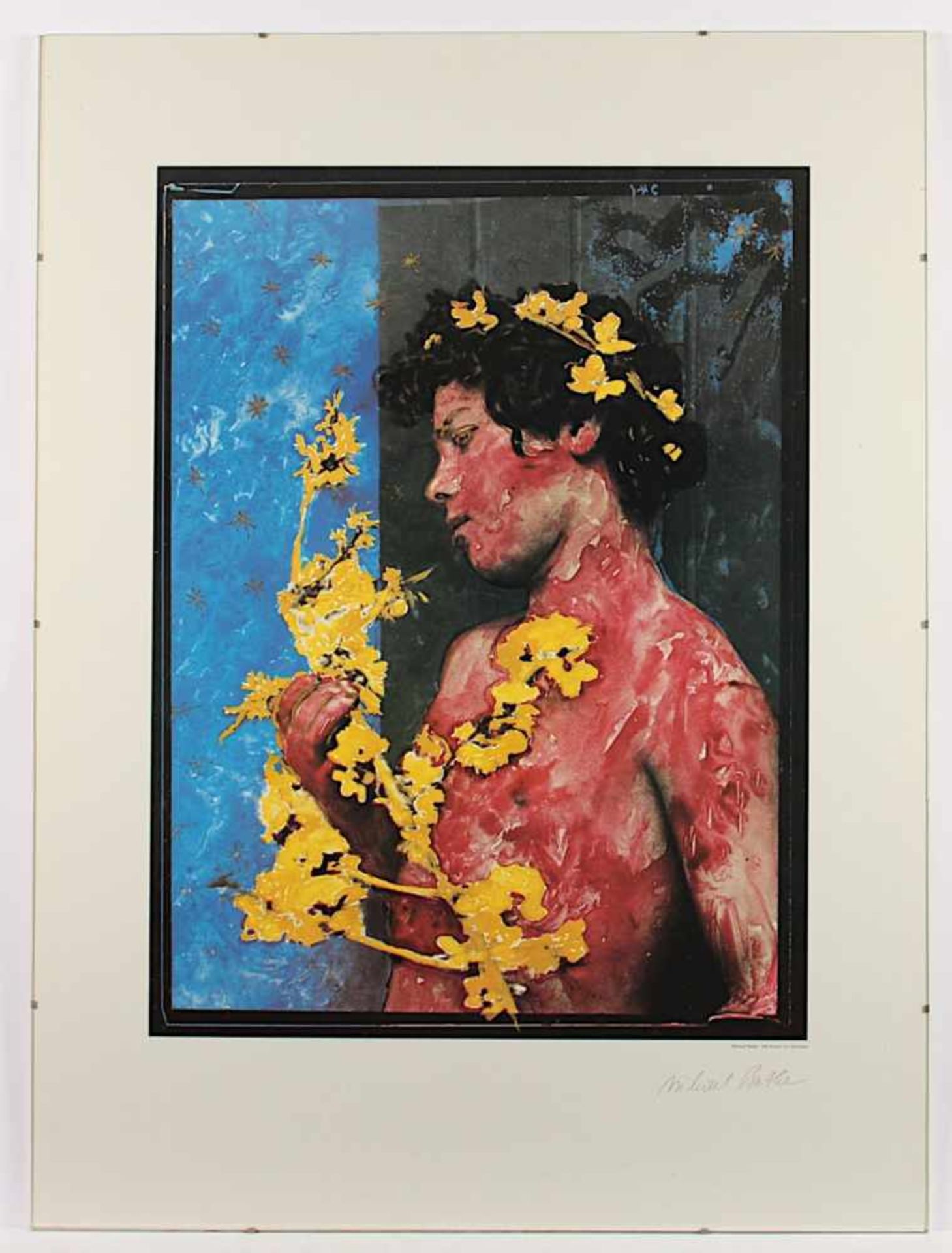 BUTHE, Michael, "Die Sonne von Taormina", Plakat, Farboffset, 58 x 44, handsigniert, R. - Bild 2 aus 2