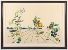 DALI, Salvador, "Flordali I", Original-Farblithografie, 65 x 97, WV Michler/Löpsinger 1587 a,