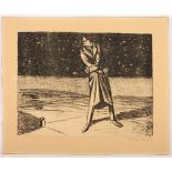 BARLACH, Ernst, "Sternreigen", Original-Lithografie, 27 x 35, aus "Der arme Vetter", Paul Cassirer-