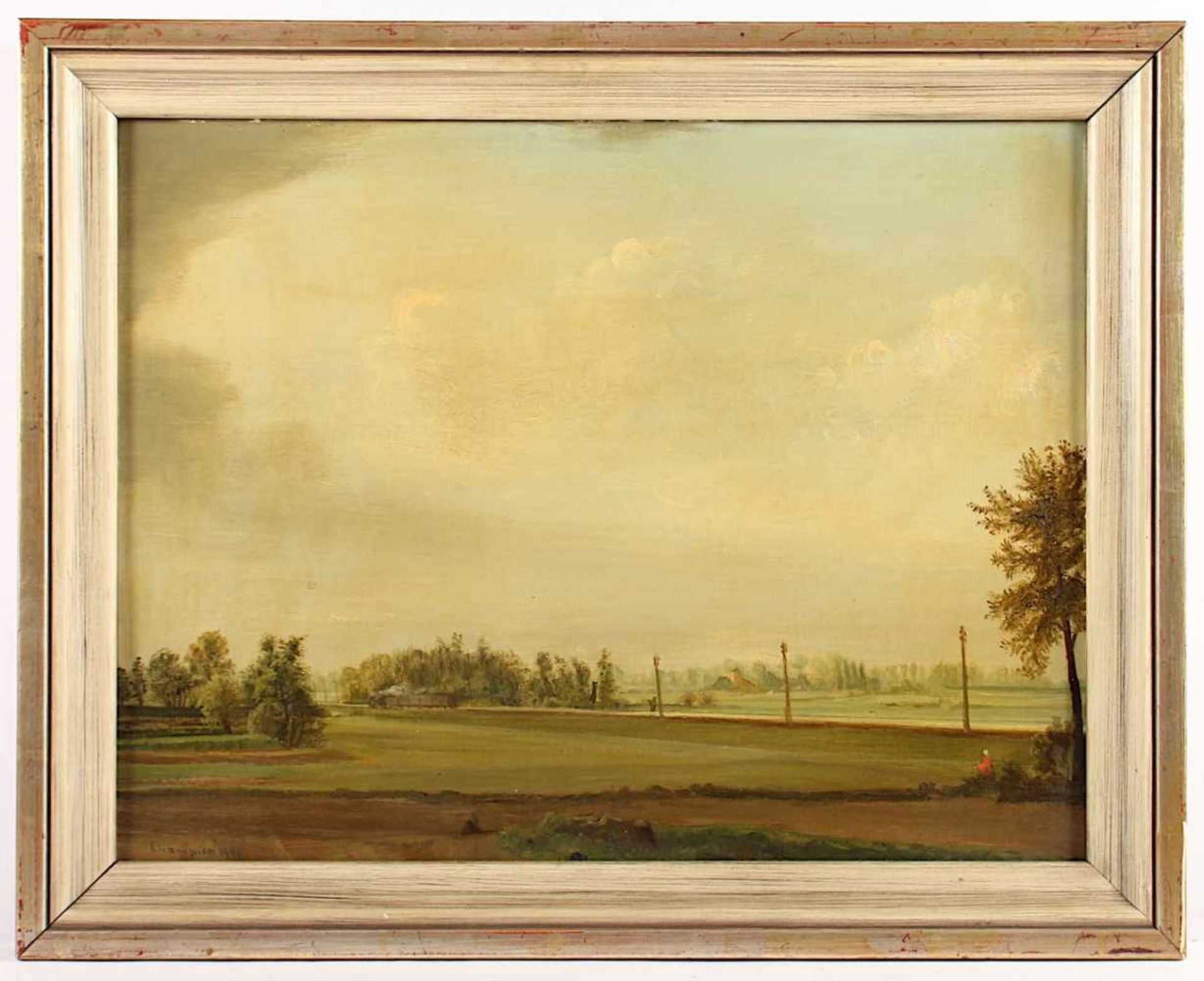CHAMPION, Theo (1887-1952), "Landschaft", Öl/Platte, 42 x 54, unten links signiert und "1946" - Image 2 of 3