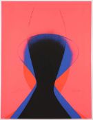 PIENE, Otto, "Blue Monk", Farbserigrafie/Karton, 72 x 55, nummeriert 194/200, handsigniert und