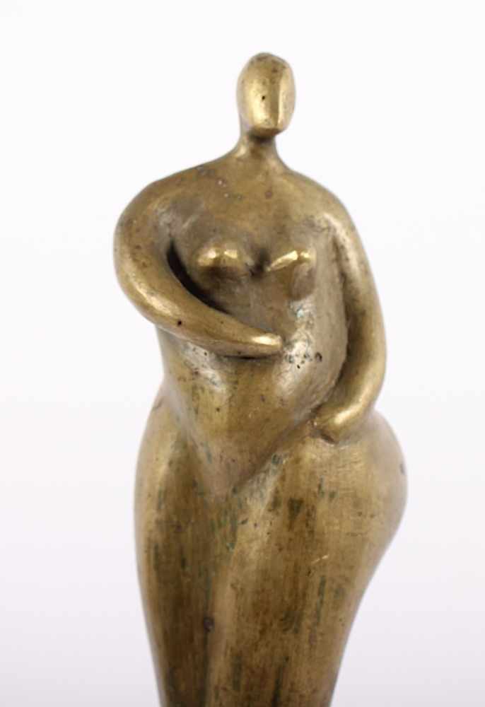 MODERN, "Frau", Bronze, H 42, am Sockel monogrammiert - Image 3 of 4