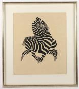 VASARELY, Victor, "Zebra", Serigrafie, 34 x 27,5, nummeriert 135/138, handsigniert, R.