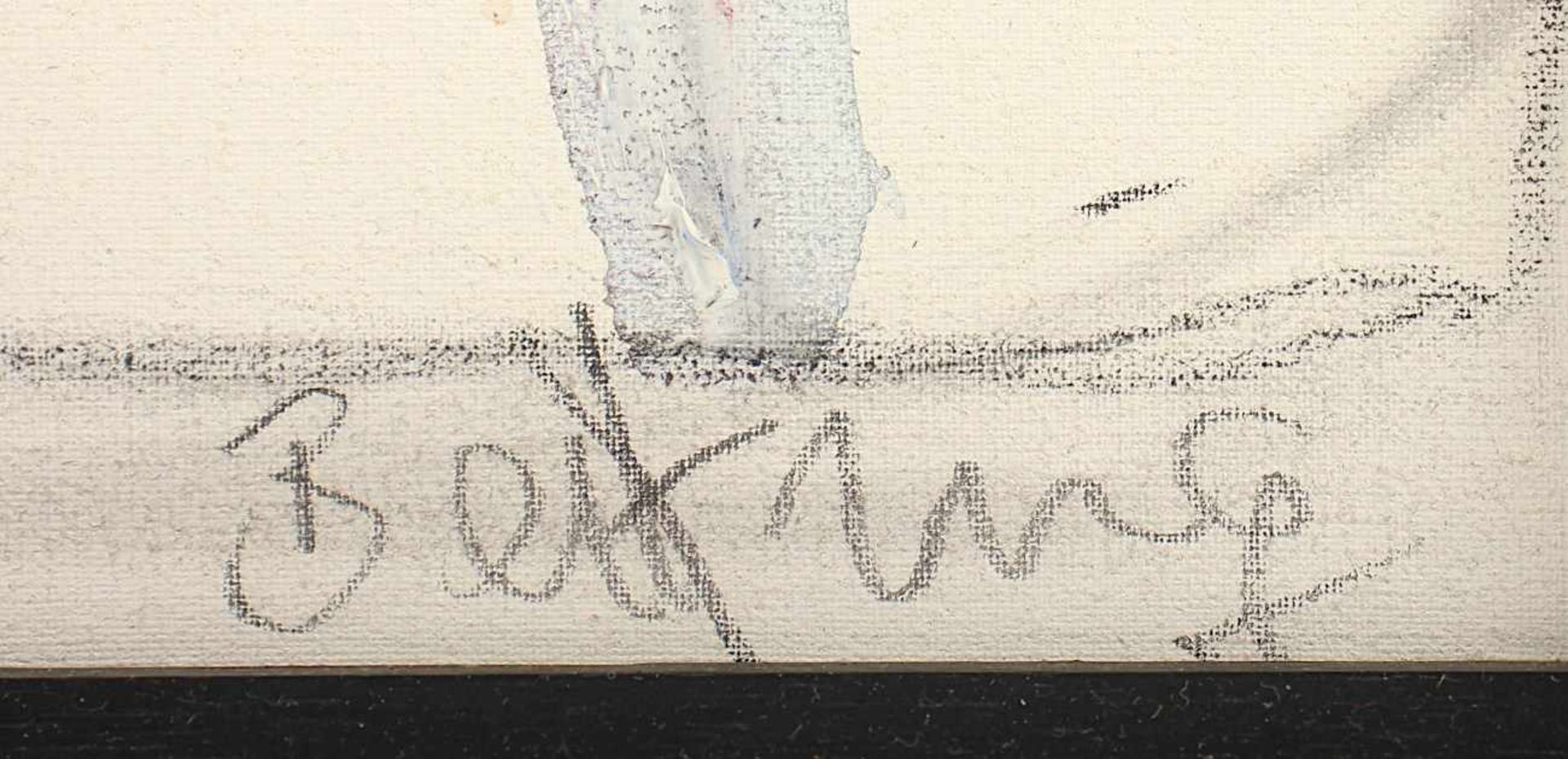 BECKING, Horst, "o.T.", Acryl/Lwd., 100 x 80, unten rechts signiert, unten links datiert 1993, R. - Bild 2 aus 3