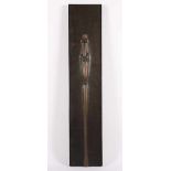 WUNDERLICH, Paul, "Gamba", Bronze, 76 x 16 x 3,5, signiert nummeriert 1/200, Gießermarke Venturi