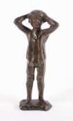 KLUTH, Karl, "Junge", Bronze, H 21