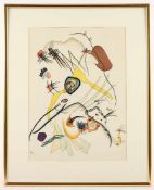 KANDINSKY, Wassily, "Promenade", Farblithografie, 36 x 27, Kandinsky und die Musik, Maeght/Paris,