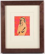RAMOS, Mel, "Chic", (Ursula Andres), 1965, Multiple (Farboffset als Kunstpostkarte), 14 x 12,