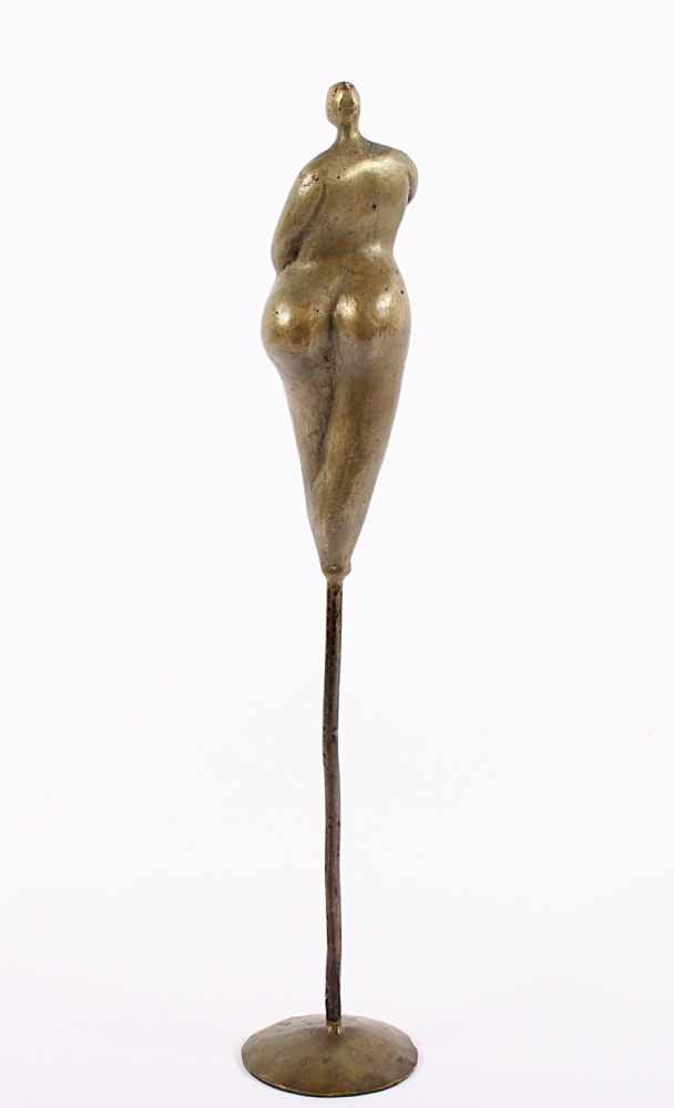 MODERN, "Frau", Bronze, H 42, am Sockel monogrammiert - Image 2 of 4