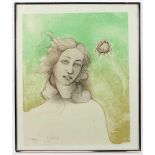 BRUNI, Bruno, "Venus im Grünen", Original-Farblithografie, 54 x 43, nummeriert 694/1000,