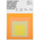 ALBERS, Josef, Plakat Goethe Haus/New York, 1973, Farbserigrafie, 84 x 59, min.läs., ungerahmt