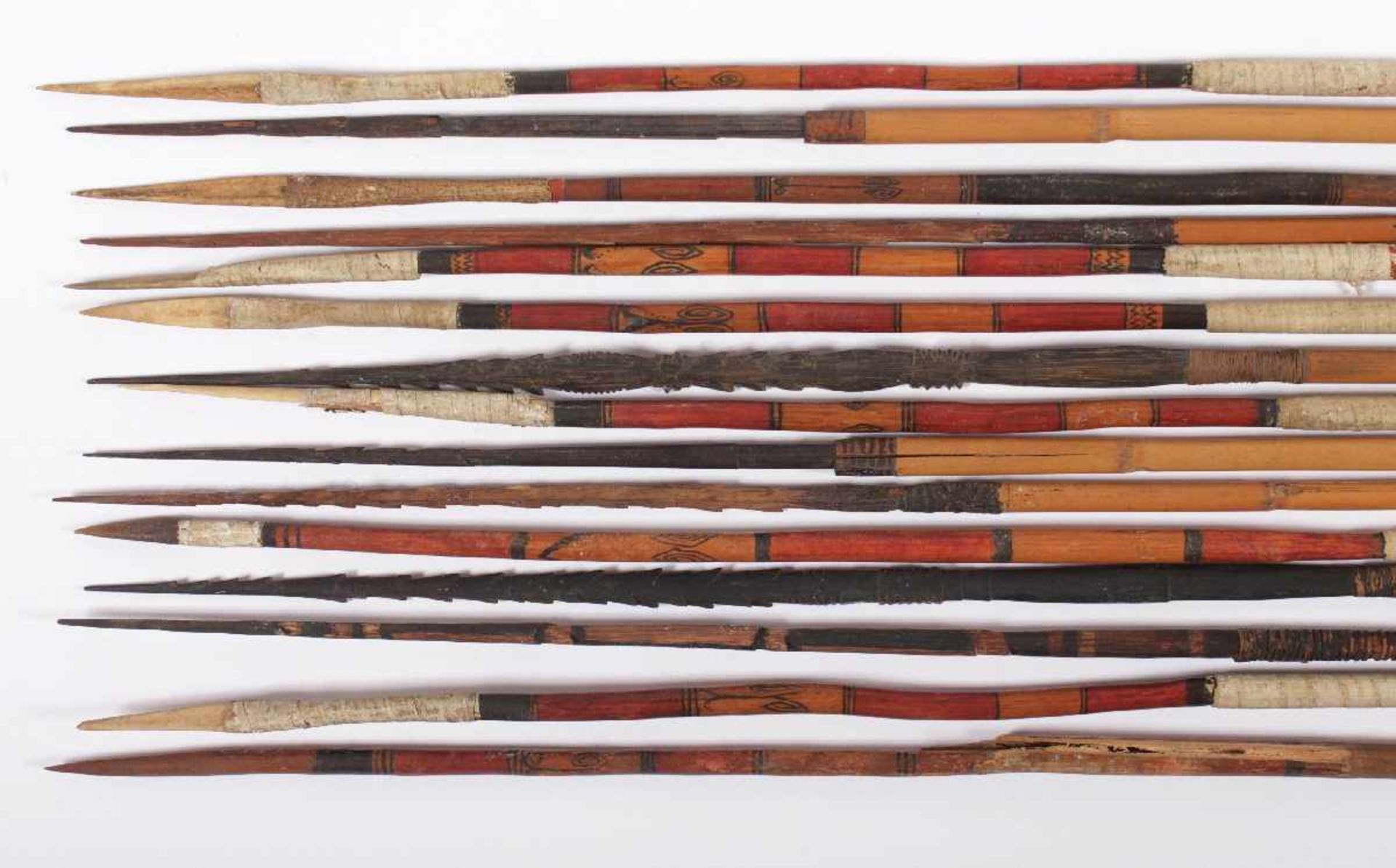 FÜNFZEHN SPEERE, Bambus, Holz, L bis 169, INDONESIEN - Bild 2 aus 2