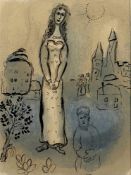 CHAGALL, Marc, "Esther", Original-Farblithografie, 36 x 26, Bibel, aus Verve Nr. 37/38, 1960,