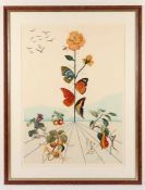 DALI, Salvador, "Flordali II", Original-Farblithografie, 88 x 63, WV Michler/Löpsinger 1587 a, 1981,