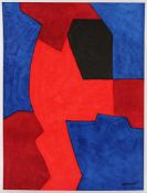 POLIAKOFF, Serge, "Ohne Titel", Farblithografie, 85 x 64, Auflage 4000 Exemplare, ungerahmt