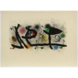 MIRO, Joan, "o.T.", Original-Farblithografie, 55 x 75, Mourlot Nr. 508, ungerahmt