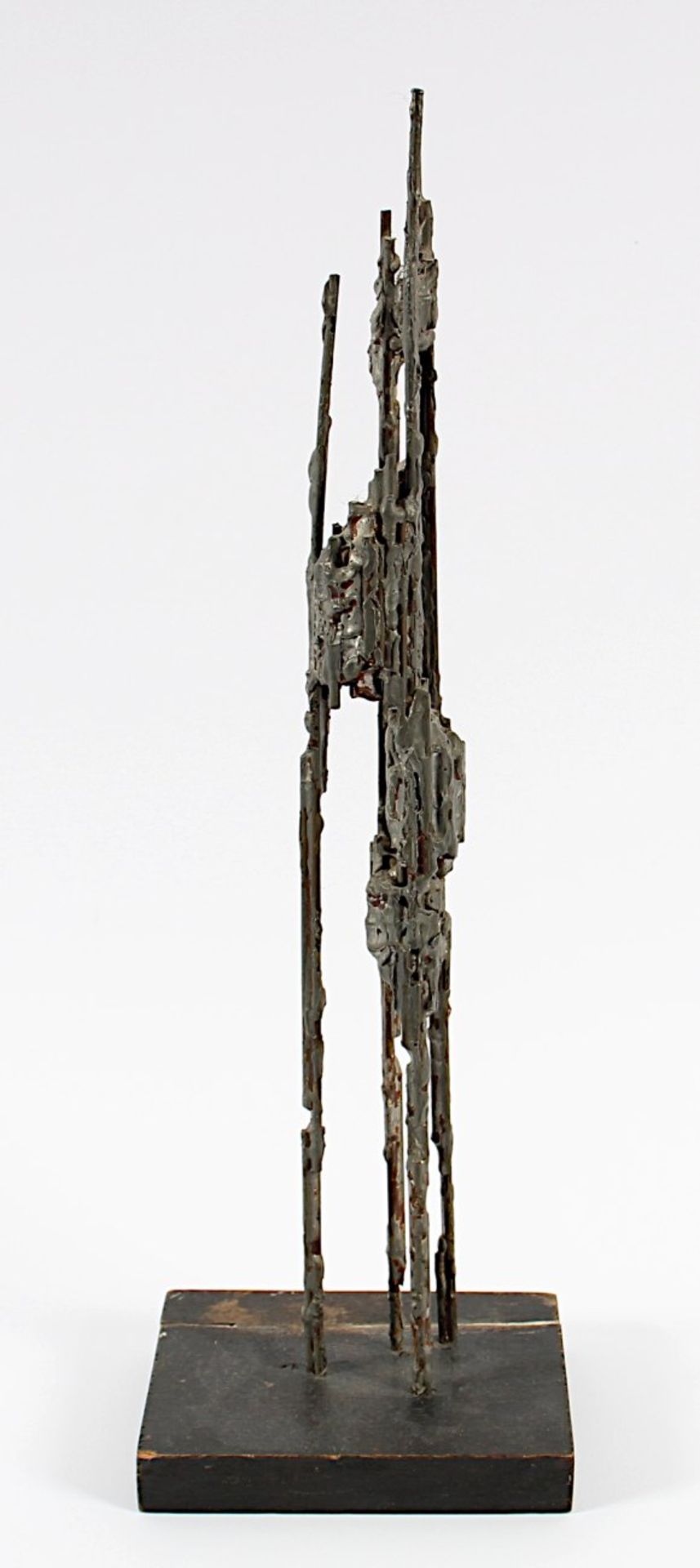 MATSCHINSKY-DENNINGHOFF, Brigitte und Martin, "o.T. Form Nr. 15", Skulptur, Zinn, H 39, unter dem