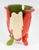 VASE "271", Kautschuk, Entwurf: Gaetano Pesce, seitlich gestempelt und nummeriert, H 27,5, min.ber.,