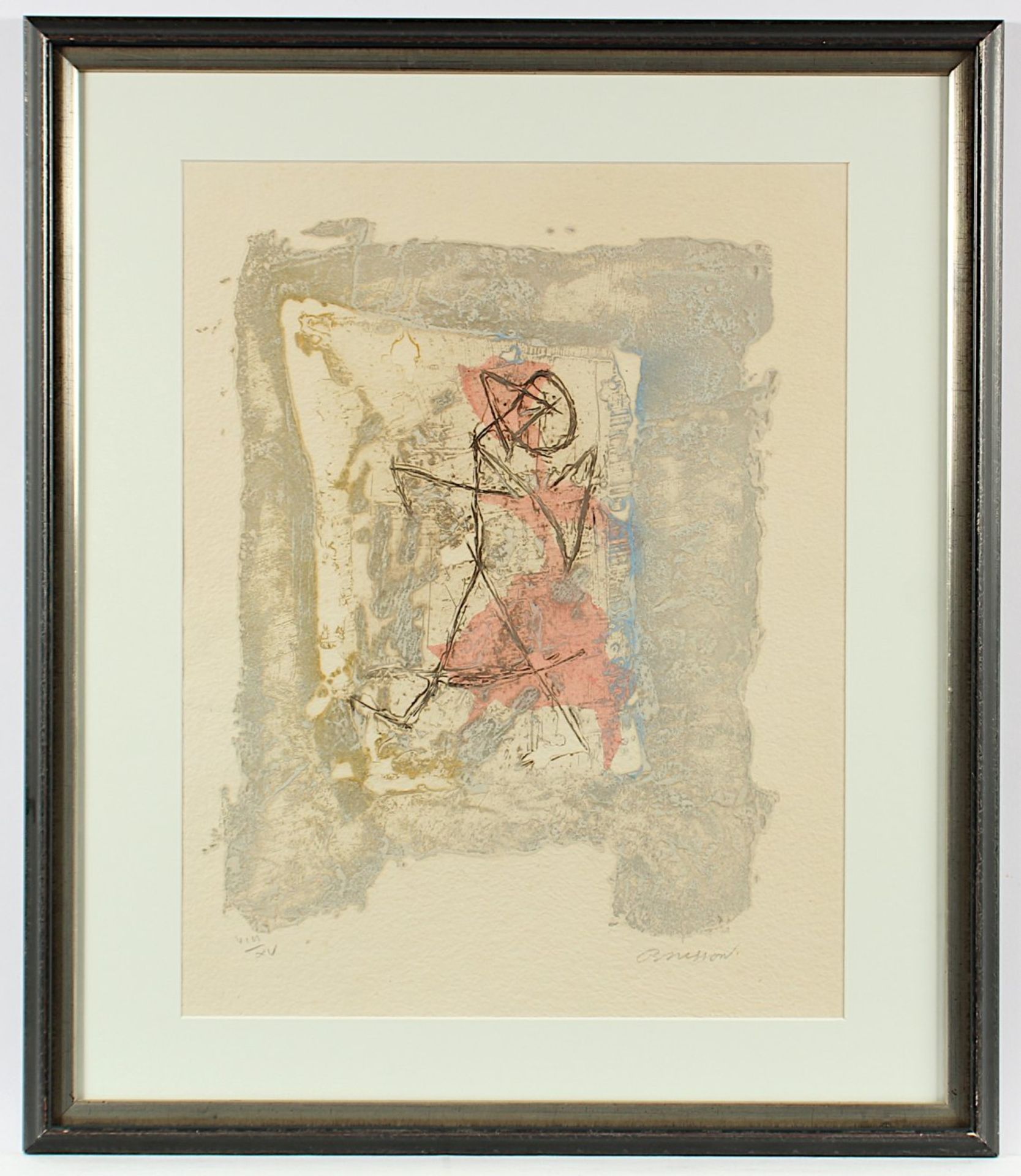 BRISSON, Pierre-Marie, "Feminité", Original-Farbradierung/Bütten, 48 x 38, bez. VIII/XV, 1987,