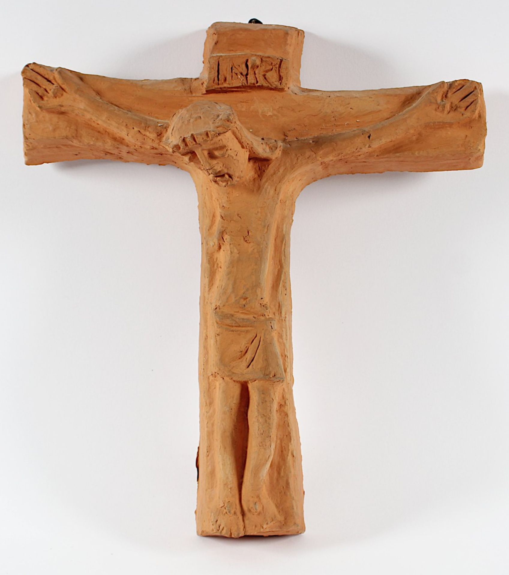 WEINERT, Egino (1920-2012), "Kruzifix", Ton, 41 x 35