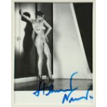 NEWTON, Helmut, "Sylvia in my studio 1981", Multiple (Offset, Kunstpostkarte), ca. 12 x 9,