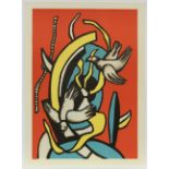 LEGER, Fernand, "Les oiseaux", Farblithografie/Bütten, 57 x 39,5, Galerie Maeght, WV Nr. 68,