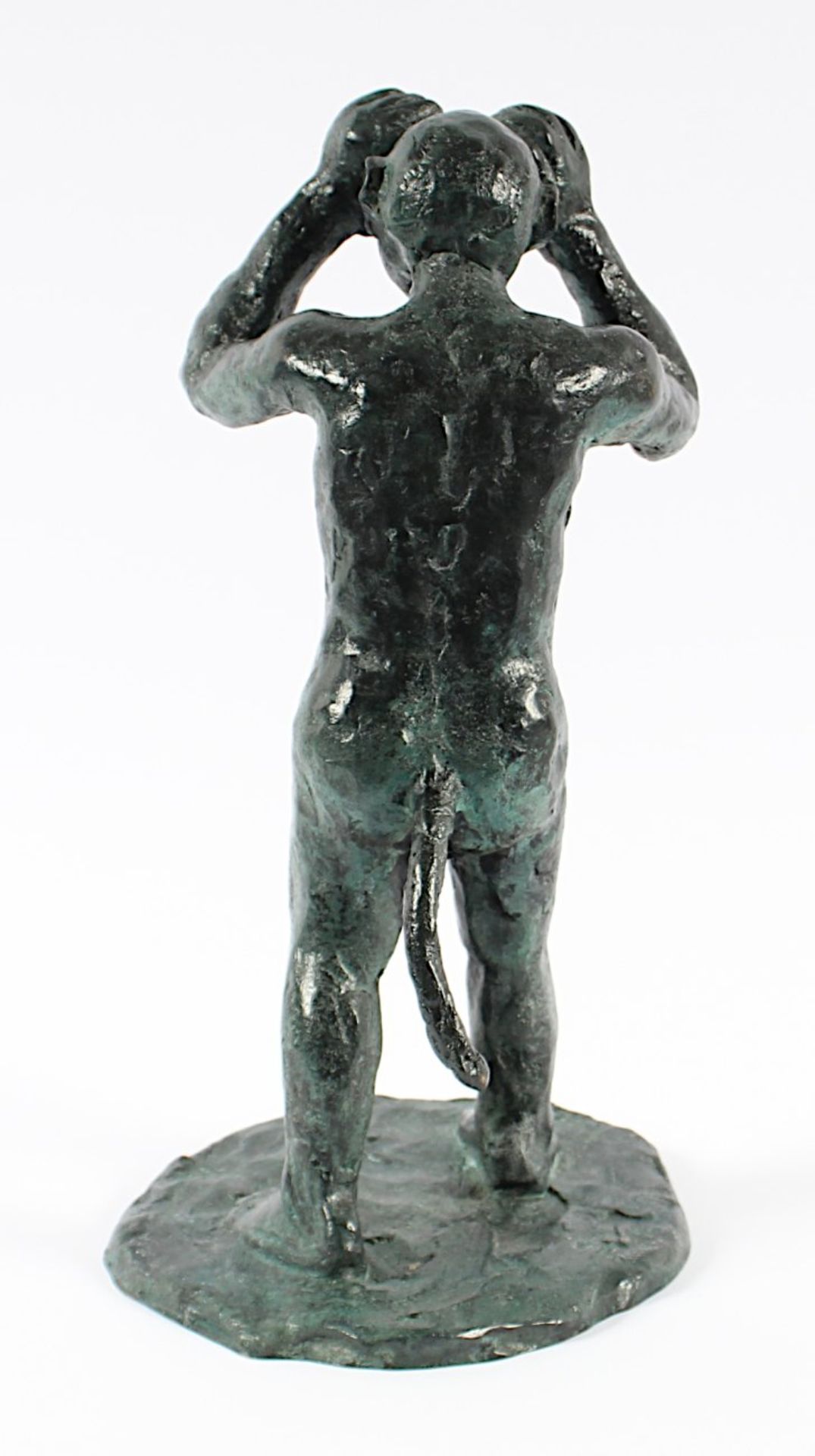 IMMENDORFF, Jörg, "Malerstamm Michael", Bronze, H 32, 2005, auf dem Sockel Signaturstempel, - Bild 6 aus 6