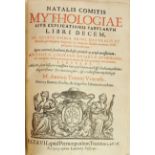 NATALIS COMITIS MYTHOLOGIAE, von Natale Conti, bei P.P. Tozzi, 1616, mit vielen Abbildungen, Einband