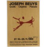 BEUYS, Joseph, Plakat "Künstlerhaus Eisenturm", Offset, 83 x 59, 1984, handsigniert, ungerahmt