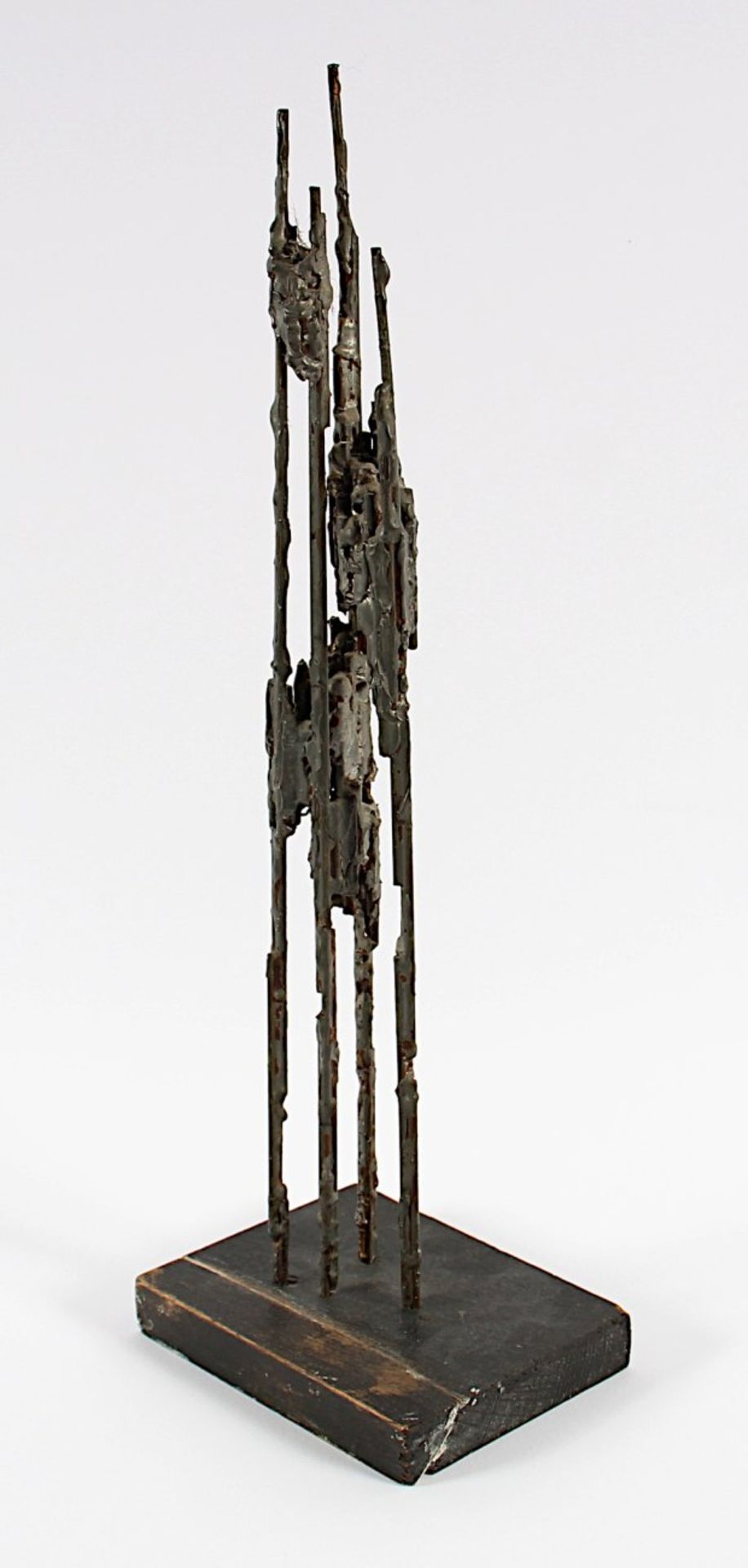 MATSCHINSKY-DENNINGHOFF, Brigitte und Martin, "o.T. Form Nr. 15", Skulptur, Zinn, H 39, unter dem - Bild 4 aus 5