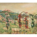 ADRION, Lucien (1889-1953), "Rosengarten", Öl/Lwd., 38 x 46, unten rechts signiert, R.