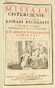 MISSALE CISTERCIENSE, juxta novissimam Romani Recogniti.., bei M.A. David, Paris, 1751,