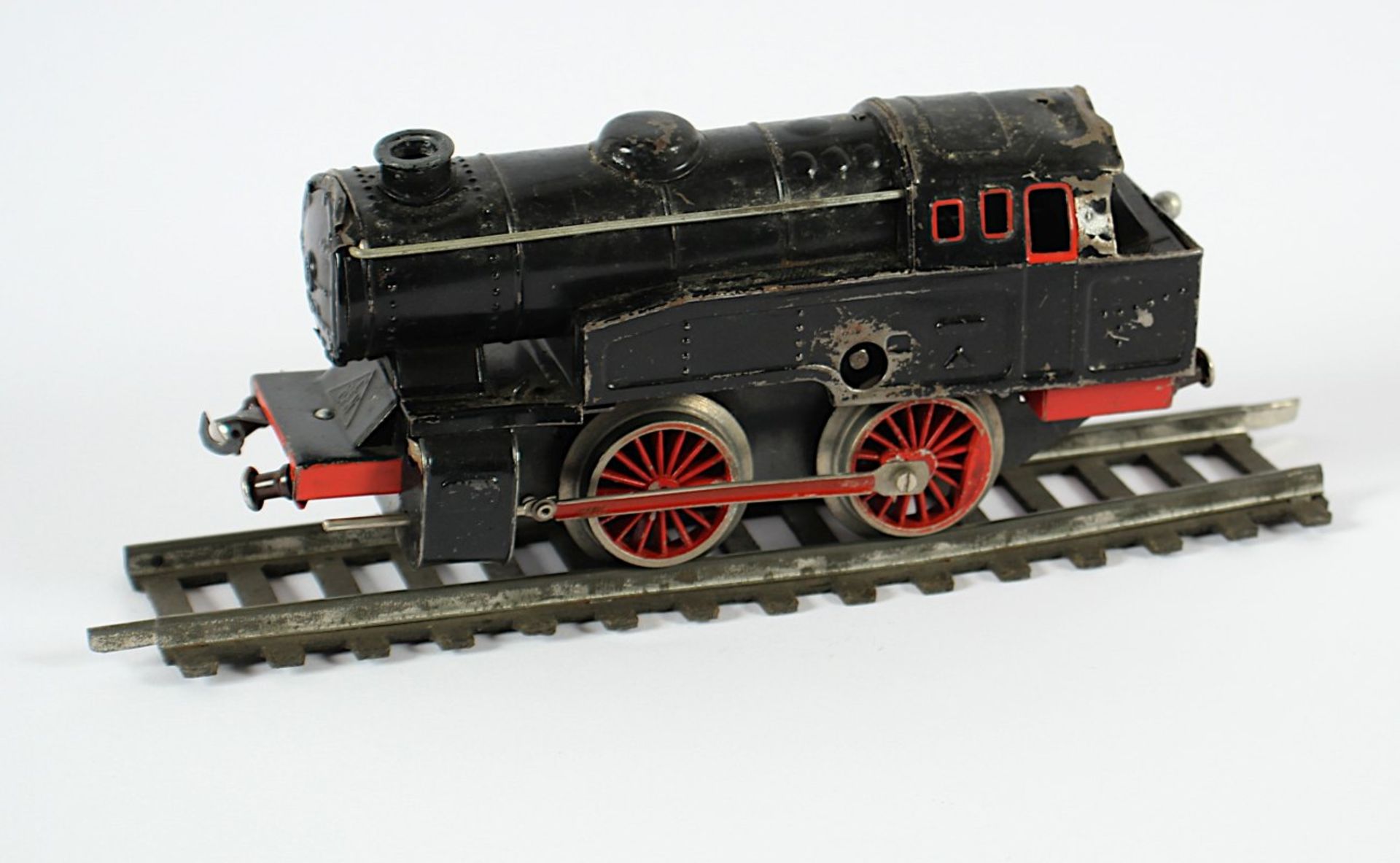 MODELLEISENBAHN, Lok, Gleise, FLEISCHMANN, um 1930/40 - Bild 2 aus 3