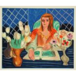 MATISSE, Henri, "Portrait", Farblithografie, 16,5 x 20, Edition A. Sauret, Mourlot, 1954, ungerahmt