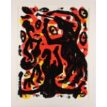 PENCK, A.R., "Konzert", Farbsiebdruck, 83 x 63, zu einer Ausstellung, Köln, 1994, ungerahmt