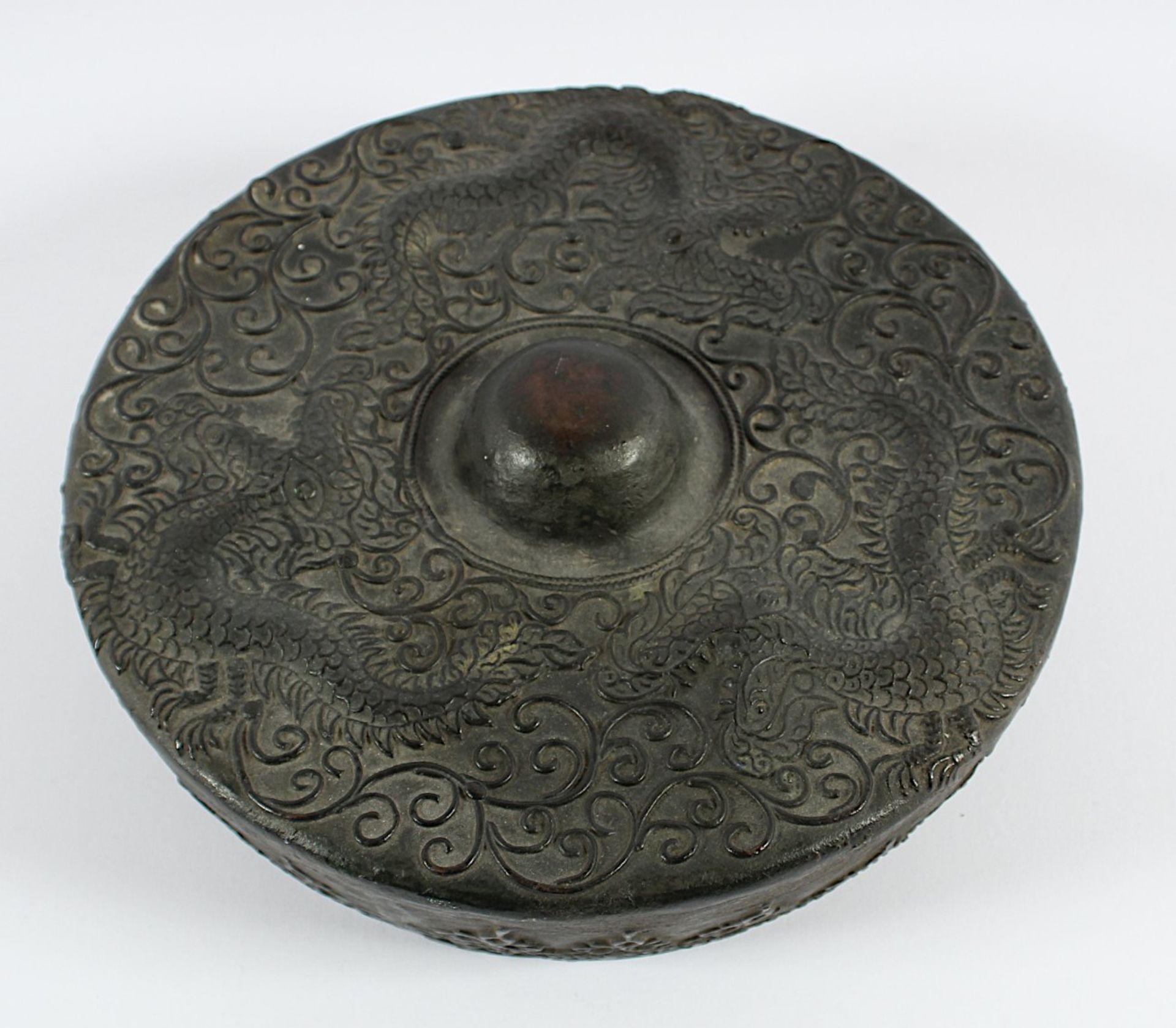 GONG, Bronze, Reliefdekor, Dm 22, INDONESIEN