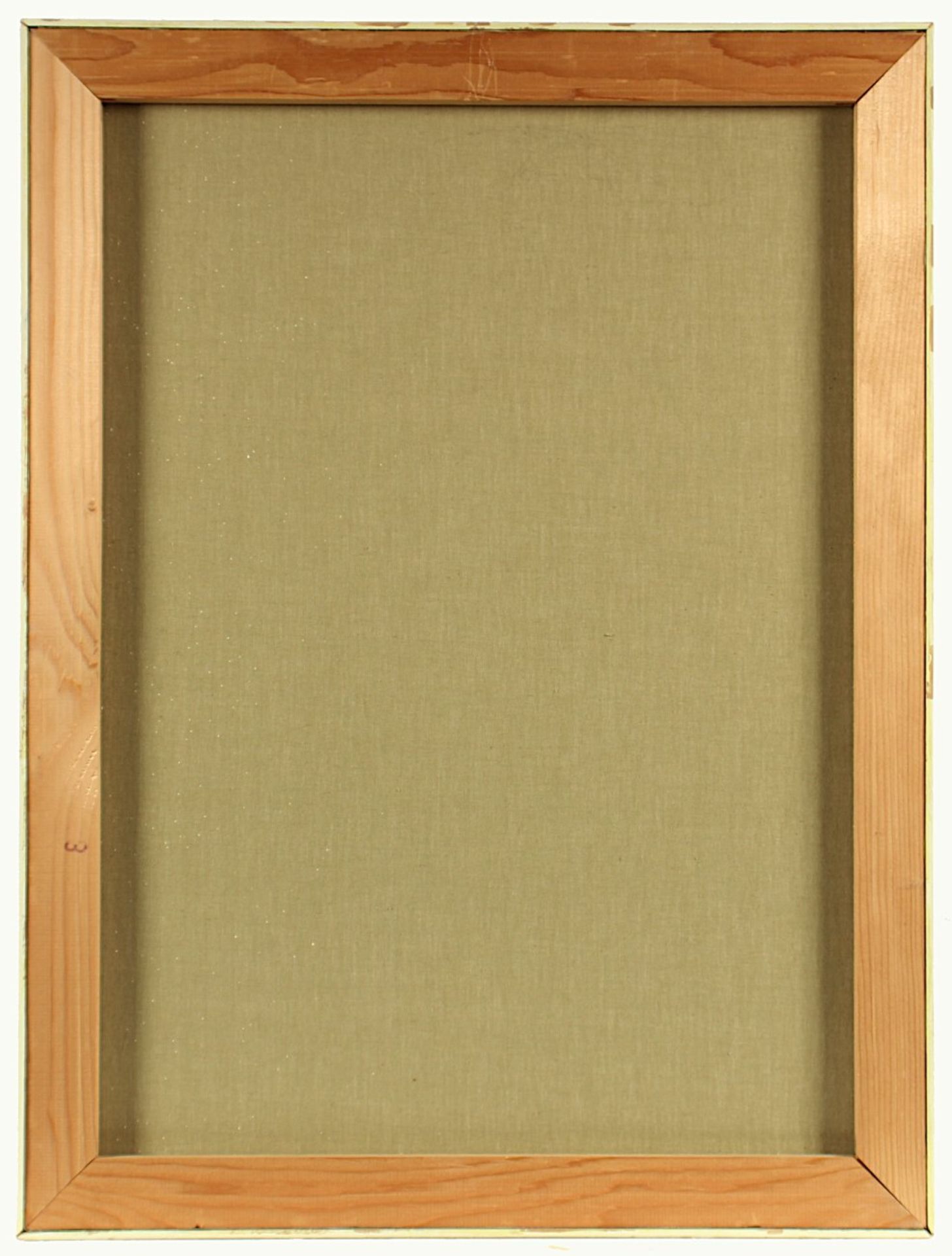 OPIELA, Wilhelm, "Am Norddeich", Mischtechnik/Lwd., 80 x 60, unten Mitte monogrammiert und - Bild 3 aus 3