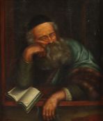PORTRAITMALER WOHL 19.JH., "Bildnis eines Gelehrten", Öl/Lwd., 28,5 x 24,5, rest., auf Holz