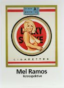 RAMOS, Mel, "Lucky Lulu Blonde", Farboffset, 83 x 49, Plakat, handsigniert, ungerahmt