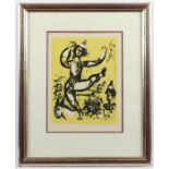 CHAGALL, Marc, "Le cirque", Original-Farblithografie, 33 x 25, Mourlot 28, R.