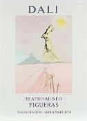 DALI, Salvador, Plakat Teatro Museo Figueras, 1974, Farblithografie, 73 x 52, Druck Mourlot,