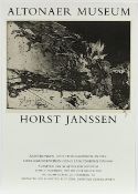 JANSSEN, Horst, Plakat, Farboffset, 83 x 59, handsigniert, 1989, Knickfalte, ungerahmt