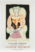 PICASSO, Pablo, Plakat Galleri Jorgen, 1984, Farblithografie, 78 x 50,5, Mourlot, ungerahmt