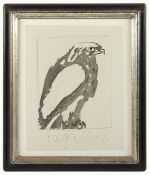 PICASSO, Pablo, "L'aigle blanc" (Weißkopfseeadler), Original-Radierung, ca. 37 x 28, aus Georges