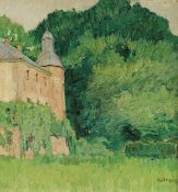 OPHEY, Walter (1882-1930), "Ansicht von Schloss Schellenstein bei Olsberg", Öl/Lwd., 44 x 40,5,