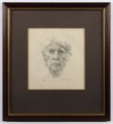 MARCKS, Gerhard, "Selbstportrait", Original-Lithografie, 23x 18, nummeriert 12/50, handsigniert, R,