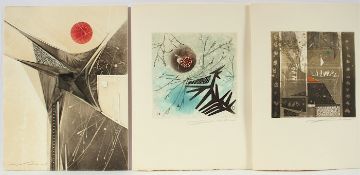 LUBAROW, Renée, "Déjà - suivi de Alto", Buchband mit 12 Radierungen, jeweils handsigniert, 1978,