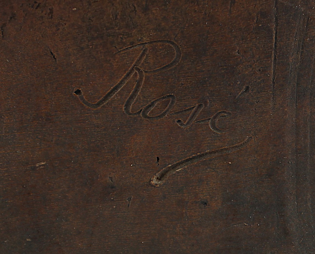 BÜSTE RICHARD WAGNER, Keramik, patiniert, H 31, bez. "Rosé", Entwurf Albert Dominique ROSÉ, - Image 5 of 5