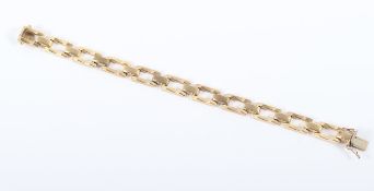 GLIEDERARMBAND, 333/ooo Gelbgold, L 20,5, 16,6g